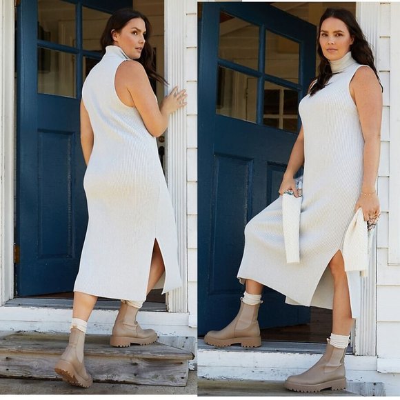 Daily Practice by Anthropologie Slim Knit Midi Dress XL - Picture 1 of 7